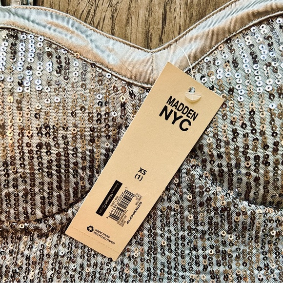 BOGO | Madden NYC Junior's Glitter Bra - XS - Picture 4 of 9